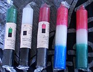 Multi-Color Pillar Candles